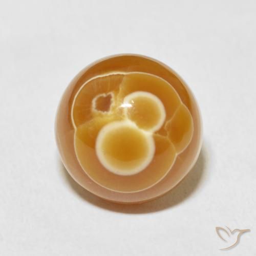 12.96ct 天然 彩色 玛瑙, 圆形的, 不透明