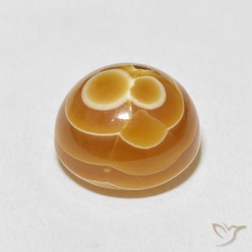 12.96克拉天然玛瑙，圆形的，不透明