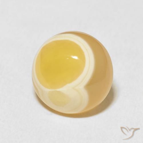 8.38克拉天然玛瑙，圆形的，不透明