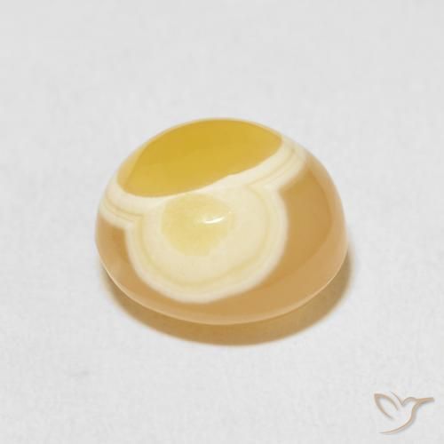 8.38克拉天然玛瑙，圆形的，不透明