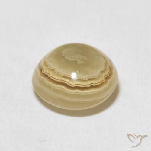 4.81克拉天然玛瑙，圆形的，不透明