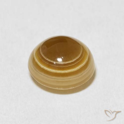 3.80克拉天然玛瑙，圆形的，不透明