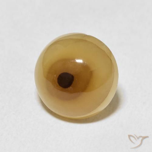 4.72克拉天然玛瑙，圆形的，不透明