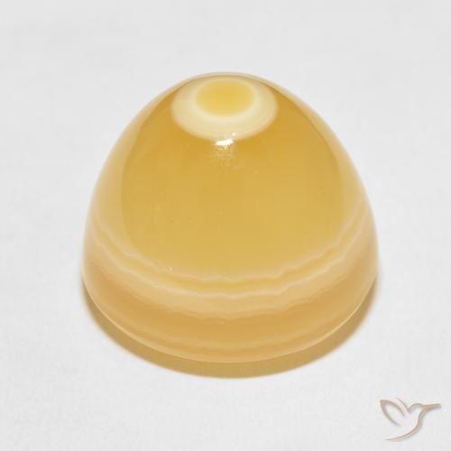34.49克拉天然玛瑙，圆形的，不透明
