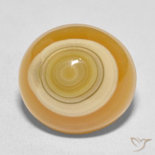 14.98ct 天然 彩色 玛瑙, 椭圆形, 不透明