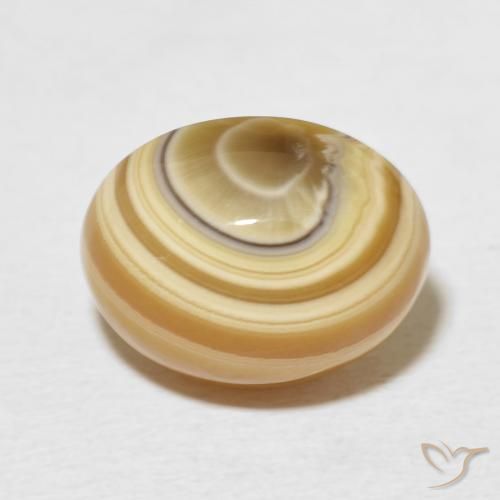 8.72ct 天然 彩色 玛瑙, 椭圆形, 不透明