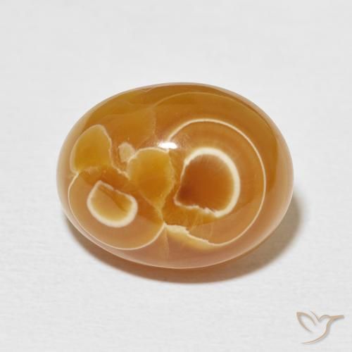 14.54ct 天然 彩色 玛瑙, 椭圆形, 不透明