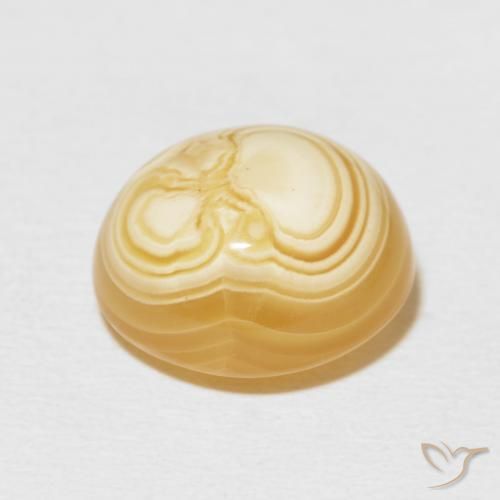 11.90克拉天然玛瑙，椭圆形，不透明