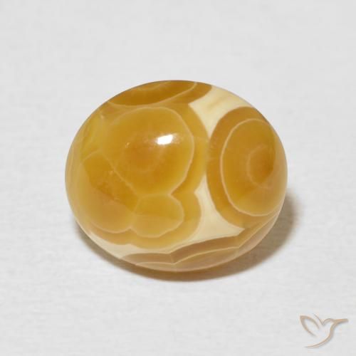 6.64ct 天然 彩色 玛瑙, 椭圆形, 不透明