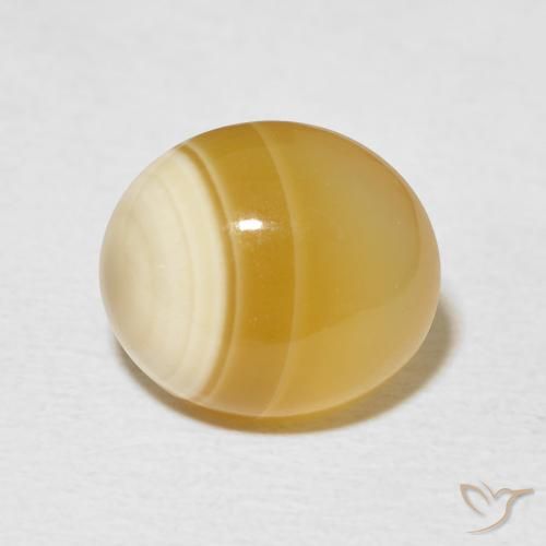 6.83ct 天然 彩色 玛瑙, 椭圆形, 不透明