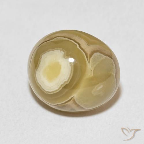 9.89克拉天然玛瑙，椭圆形，不透明