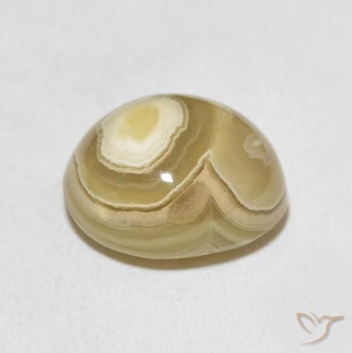 9.89克拉天然玛瑙，椭圆形，不透明