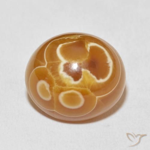 16.56ct 天然 彩色 玛瑙, 椭圆形, 不透明