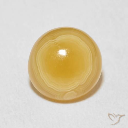 4.37ct 天然 彩色 玛瑙, 圆形的, 不透明