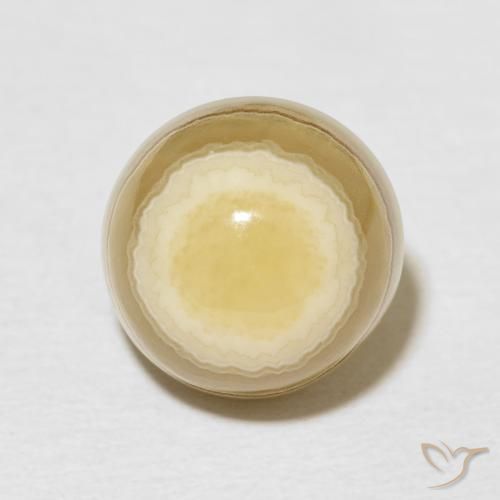 7.15ct 天然 彩色 玛瑙, 圆形的, 不透明