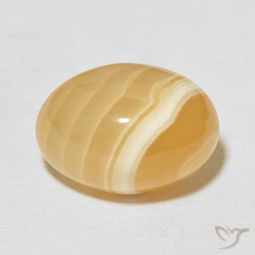 24.16ct 天然 彩色 玛瑙, 椭圆形, 不透明