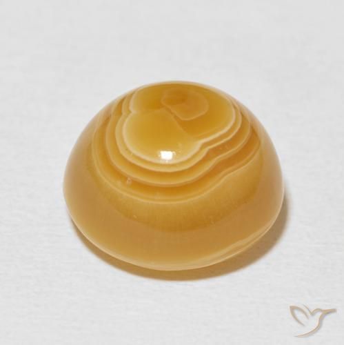 11.85克拉天然玛瑙，圆形的，不透明