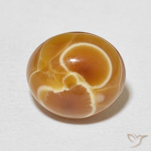8.24ct 天然 彩色 玛瑙, 椭圆形, 不透明