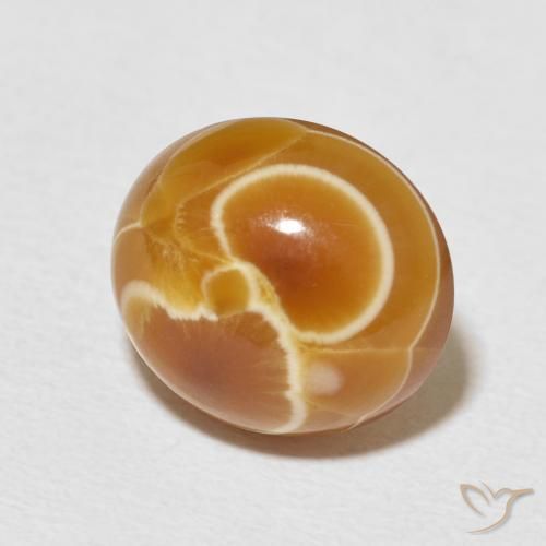 8.24克拉天然玛瑙，椭圆形，不透明