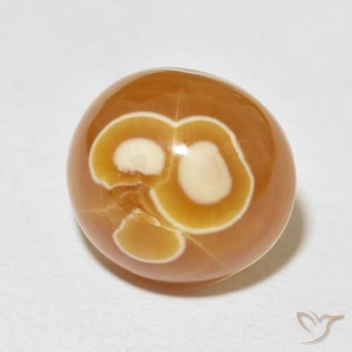 15.04克拉天然玛瑙，椭圆形，不透明
