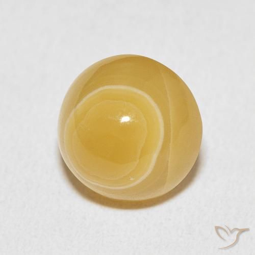 6.13克拉天然玛瑙，圆形的，不透明