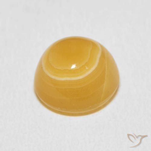 6.13克拉天然玛瑙，圆形的，不透明