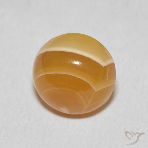 4.55克拉天然玛瑙，圆形的，不透明