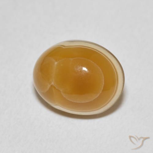 6.46克拉天然玛瑙，椭圆形，不透明