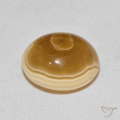 17.13克拉天然玛瑙，椭圆形，不透明