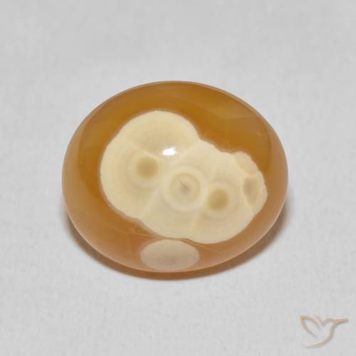 13.67ct 天然 彩色 玛瑙, 椭圆形, 不透明