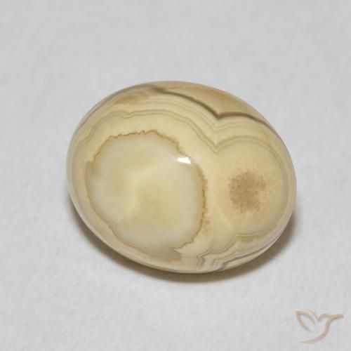6.65克拉天然玛瑙，椭圆形，不透明