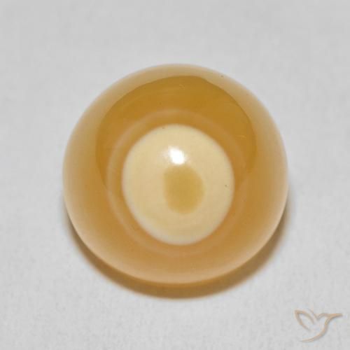22.02ct 天然 彩色 玛瑙, 圆形的, 不透明