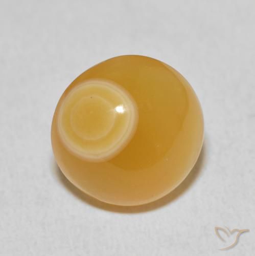 8.24ct 天然 彩色 玛瑙, 圆形的, 不透明