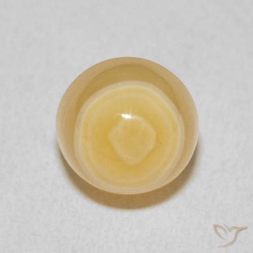 6.77ct 天然 彩色 玛瑙, 圆形的, 不透明