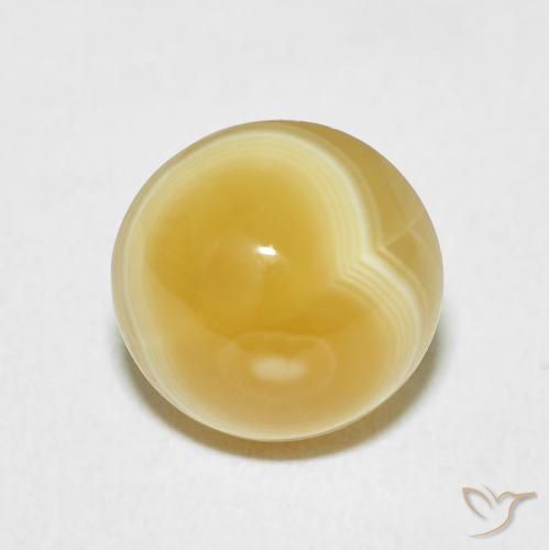 9.10ct 天然 彩色 玛瑙, 圆形的, 不透明