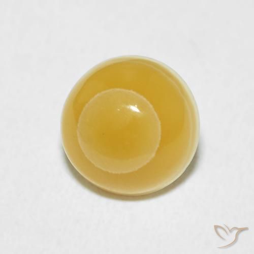 3.93克拉天然玛瑙，圆形的，不透明