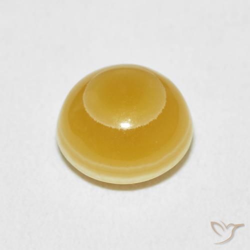3.93克拉天然玛瑙，圆形的，不透明