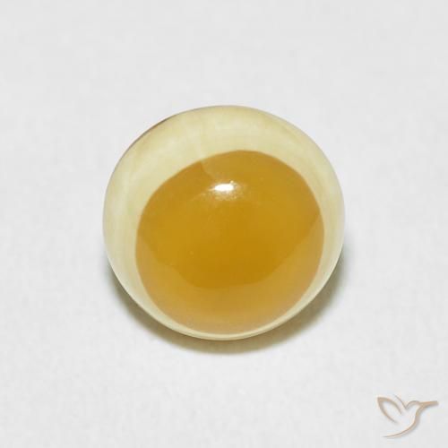 3.20ct 天然 彩色 玛瑙, 圆形的, 不透明