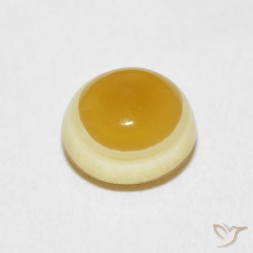 3.20克拉天然玛瑙，圆形的，不透明
