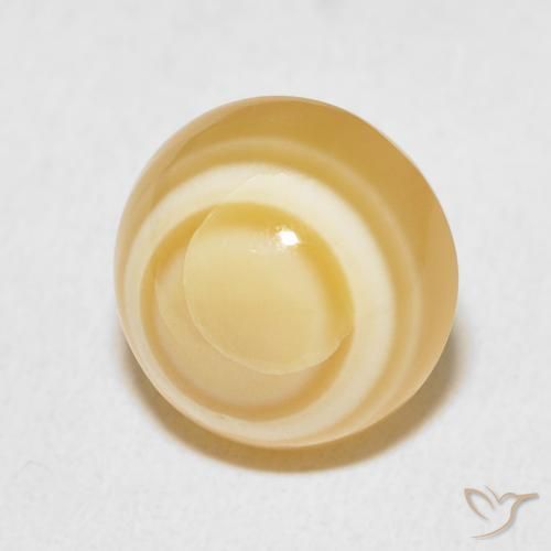8.64克拉天然玛瑙，圆形的，不透明