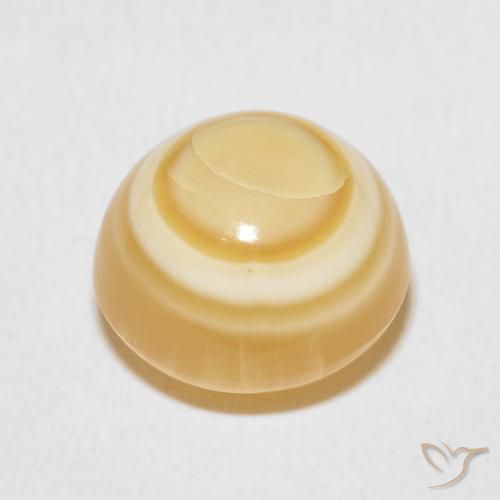 8.64克拉天然玛瑙，圆形的，不透明