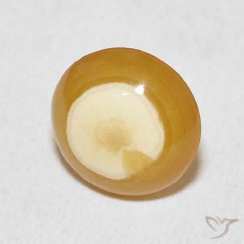 5.37克拉天然玛瑙，圆形的，不透明