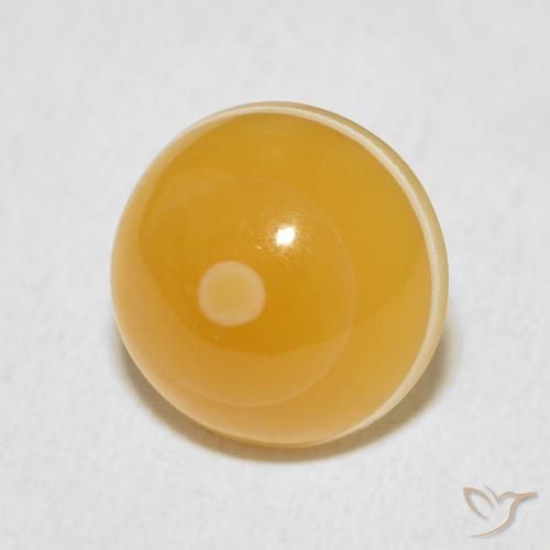 5.84克拉天然玛瑙，圆形的，不透明