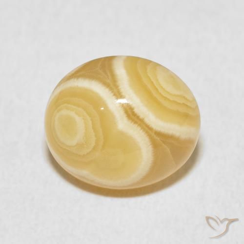 6.36ct 天然 彩色 玛瑙, 椭圆形, 不透明