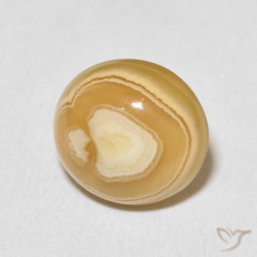6.25克拉天然玛瑙，椭圆形，不透明