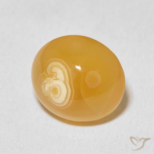 9.48克拉天然玛瑙，椭圆形，不透明