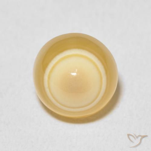 6.27ct 天然 彩色 玛瑙, 圆形的, 不透明
