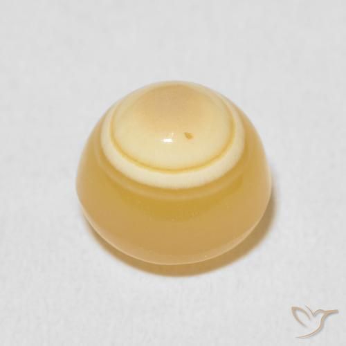 6.27克拉天然玛瑙，圆形的，不透明
