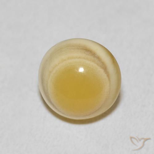 3.45克拉天然玛瑙，圆形的，不透明