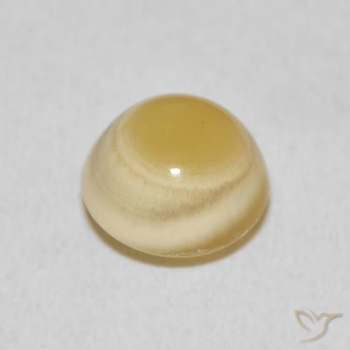 3.45克拉天然玛瑙，圆形的，不透明
